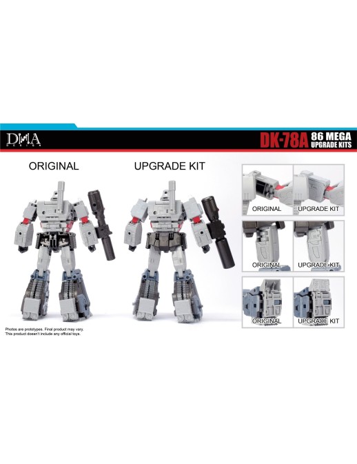 DNA Design DK-78A Upgrade Kits for Transformers The Movie Studio Series 86 Leader Class Megatron