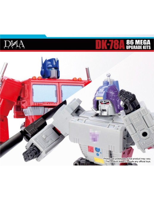 DNA Design DK-78A Upgrade Kits for Transformers The Movie Studio Series 86 Leader Class Megatron