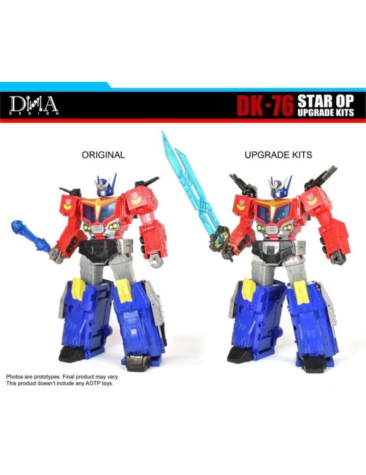 DNA Design DK-76 Upgrade Kits for Transformers: Age of the Primes Titan Class The Thirteen Star Optimus Prime