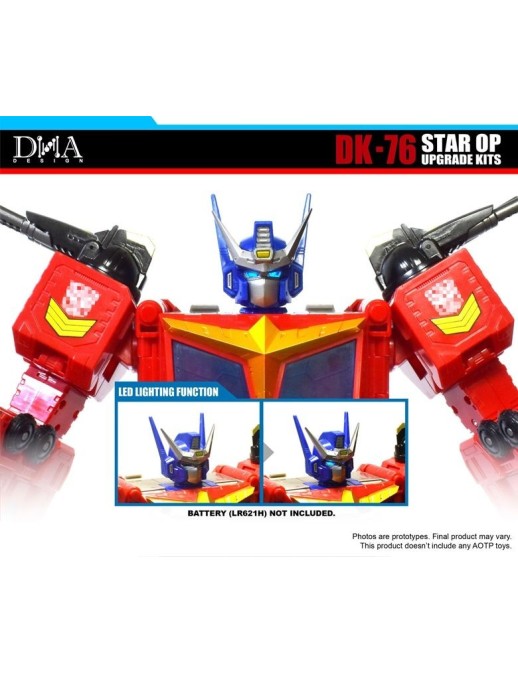 DNA Design DK-76 Upgrade Kits for Transformers: Age of the Primes Titan Class The Thirteen Star Optimus Prime