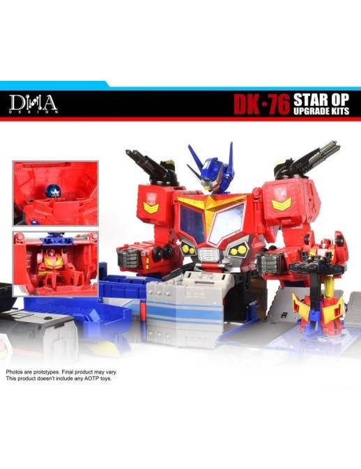DNA Design DK-76 Upgrade Kits for Transformers: Age of the Primes Titan Class The Thirteen Star Optimus Prime