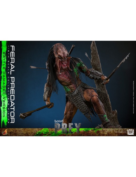 Hot Toys Television Masterpiece Prey Feral Predator Battle Damaged Version 1/6 Scale Collectible Figure