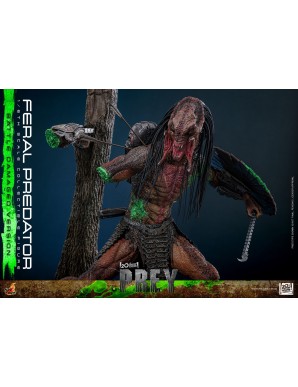 Hot Toys Television Masterpiece Prey Feral Predator Battle Damaged Version 1/6 Scale Collectible Figure