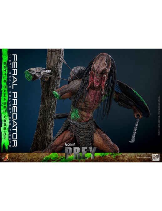 Hot Toys Television Masterpiece Prey Feral Predator Battle Damaged Version 1/6 Scale Collectible Figure