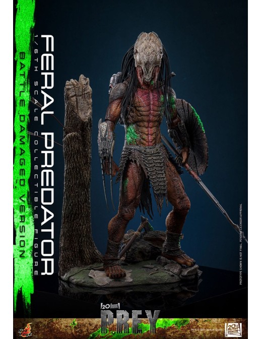 Hot Toys Television Masterpiece Prey Feral Predator Battle Damaged Version 1/6 Scale Collectible Figure
