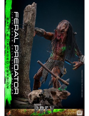 Hot Toys Television Masterpiece Prey Feral Predator Battle Damaged Version 1/6 Scale Collectible Figure