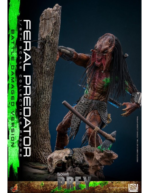 Hot Toys Television Masterpiece Prey Feral Predator Battle Damaged Version 1/6 Scale Collectible Figure