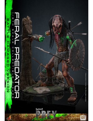 Hot Toys Television Masterpiece Prey Feral Predator Battle Damaged Version 1/6 Scale Collectible Figure