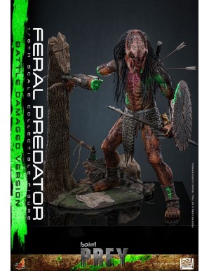 Hot Toys Television Masterpiece Prey Feral Predator Battle Damaged Version 1/6 Scale Collectible Figure