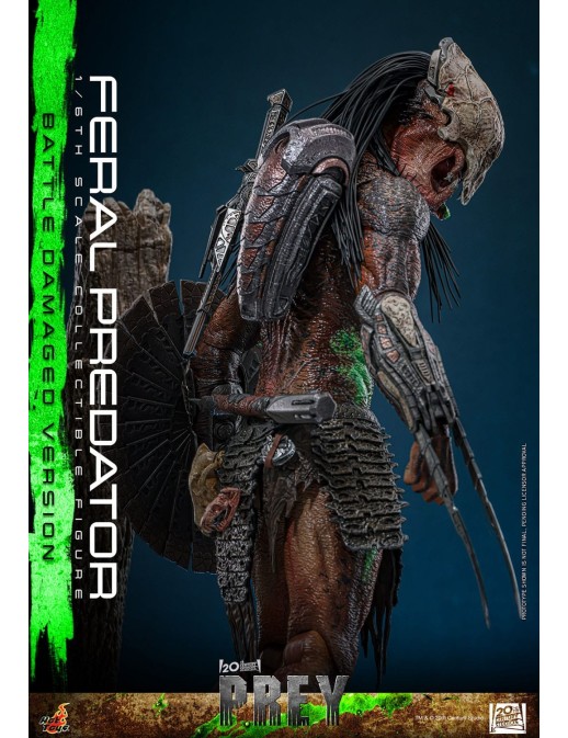 Hot Toys Television Masterpiece Prey Feral Predator Battle Damaged Version 1/6 Scale Collectible Figure