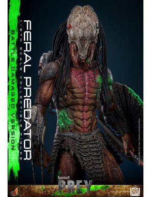 Hot Toys Television Masterpiece Prey Feral Predator Battle Damaged Version 1/6 Scale Collectible Figure