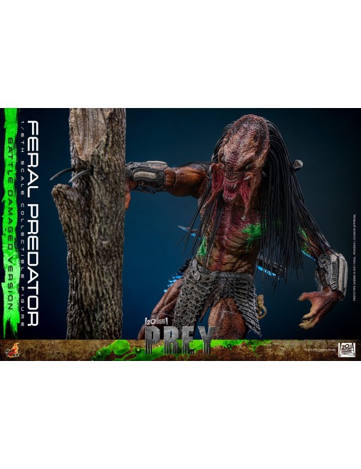 Hot Toys Television Masterpiece Prey Feral Predator Battle Damaged Version 1/6 Scale Collectible Figure