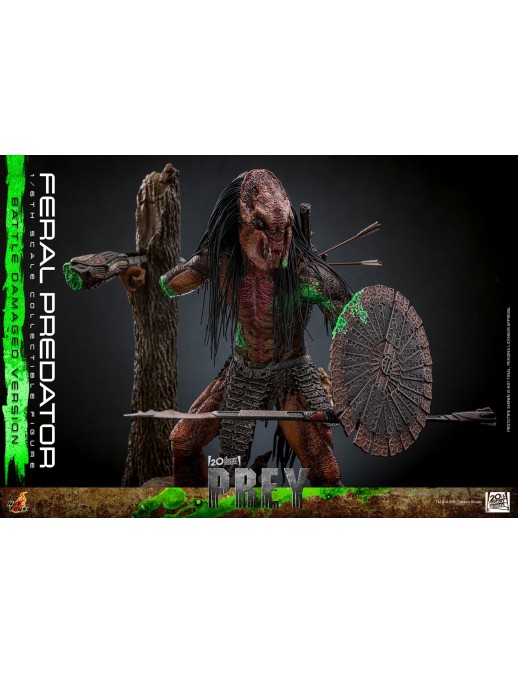 Hot Toys Television Masterpiece Prey Feral Predator Battle Damaged Version 1/6 Scale Collectible Figure