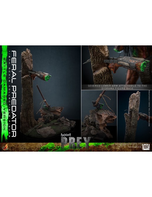 Hot Toys Television Masterpiece Prey Feral Predator Battle Damaged Version 1/6 Scale Collectible Figure