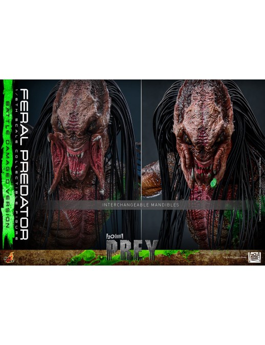 Hot Toys Television Masterpiece Prey Feral Predator Battle Damaged Version 1/6 Scale Collectible Figure
