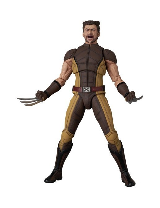 Medicom Toy MAFEX Deadpool & Wolverine Wolverine Brown Suit Version