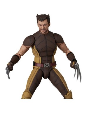 Medicom Toy MAFEX Deadpool & Wolverine Wolverine Brown Suit Version