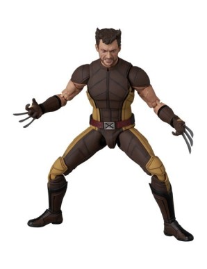 Medicom Toy MAFEX Deadpool & Wolverine Wolverine Brown Suit Version