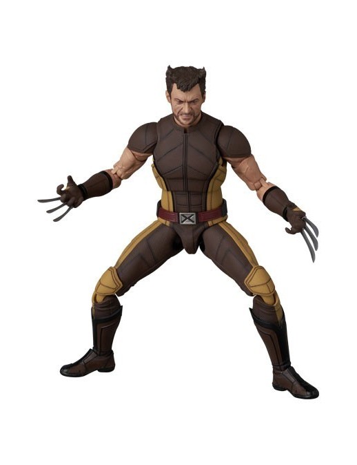 Medicom Toy MAFEX Deadpool & Wolverine Wolverine Brown Suit Version