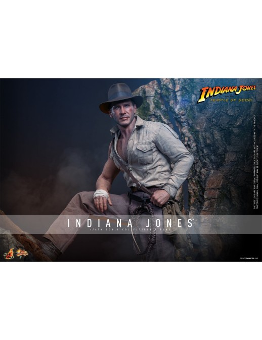 Hot Toys Movie Masterpiece Indiana Jones and the Temple of Doom Indiana Jones 1/6 Scale Collectible Figure