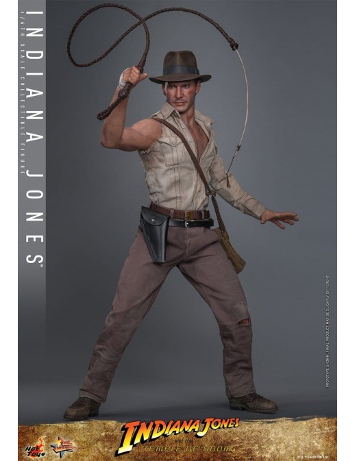 Hot Toys Movie Masterpiece Indiana Jones and the Temple of Doom Indiana Jones 1/6 Scale Collectible Figure