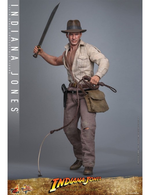 Hot Toys Movie Masterpiece Indiana Jones and the Temple of Doom Indiana Jones 1/6 Scale Collectible Figure