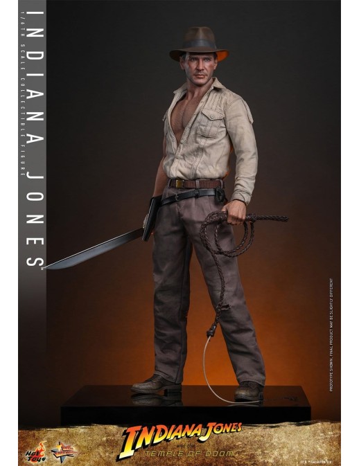 Hot Toys Movie Masterpiece Indiana Jones and the Temple of Doom Indiana Jones 1/6 Scale Collectible Figure