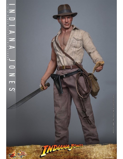 Hot Toys Movie Masterpiece Indiana Jones and the Temple of Doom Indiana Jones 1/6 Scale Collectible Figure