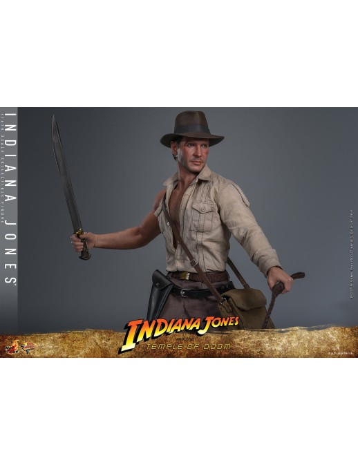 Hot Toys Movie Masterpiece Indiana Jones and the Temple of Doom Indiana Jones 1/6 Scale Collectible Figure