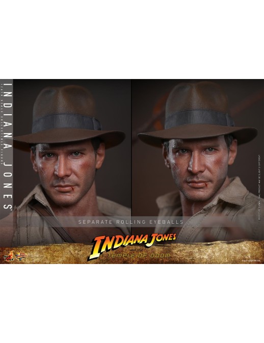 Hot Toys Movie Masterpiece Indiana Jones and the Temple of Doom Indiana Jones 1/6 Scale Collectible Figure