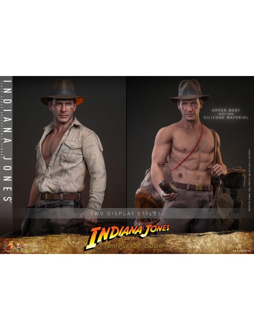 Hot Toys Movie Masterpiece Indiana Jones and the Temple of Doom Indiana Jones 1/6 Scale Collectible Figure