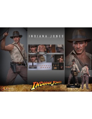 Hot Toys Movie Masterpiece Indiana Jones and the Temple of Doom Indiana Jones 1/6 Scale Collectible Figure