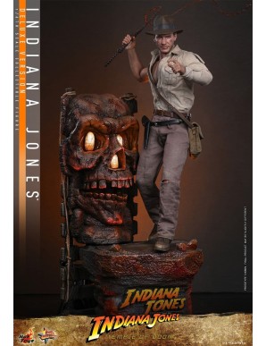 Hot Toys Movie Masterpiece Indiana Jones and the Temple of Doom Indiana Jones 1/6 Scale Collectible Figure Deluxe Version