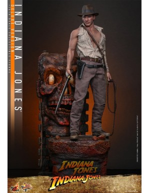Hot Toys Movie Masterpiece Indiana Jones and the Temple of Doom Indiana Jones 1/6 Scale Collectible Figure Deluxe Version
