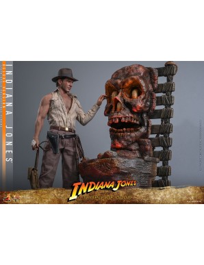 Hot Toys Movie Masterpiece Indiana Jones and the Temple of Doom Indiana Jones 1/6 Scale Collectible Figure Deluxe Version