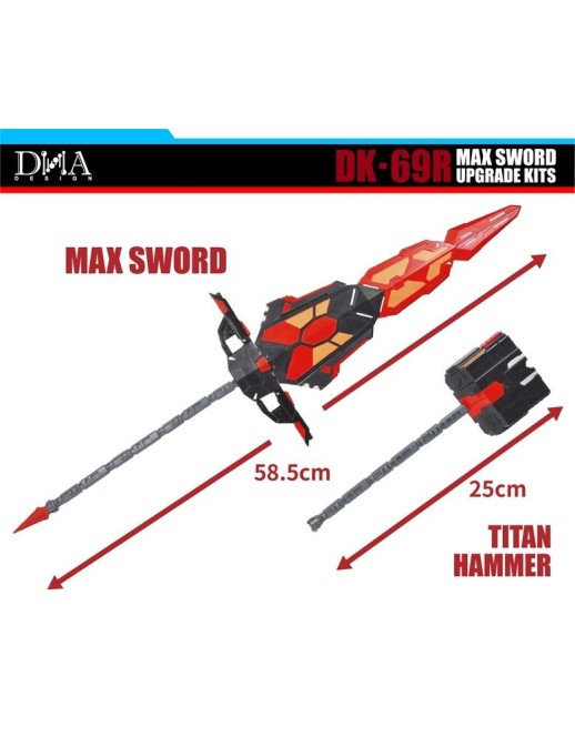 DNA Design DK-69R Upgrade Kits for Transformers: Age of the Primes