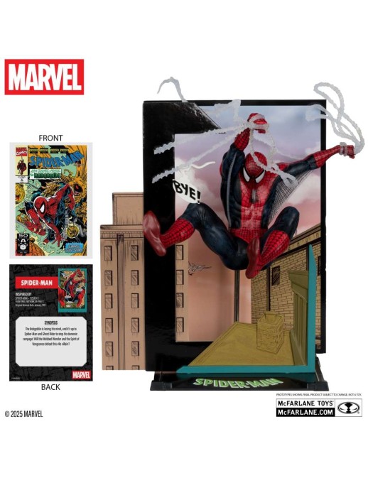 Mc Farlane Toys Marvel Comics Spider-Man 6 Version 2 1/10 Scale Statue