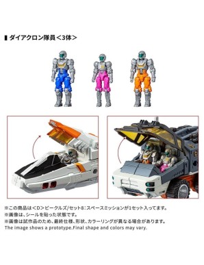 Takara Tomy Diaclone Reboot D Vehicles Set 8 Space Mission