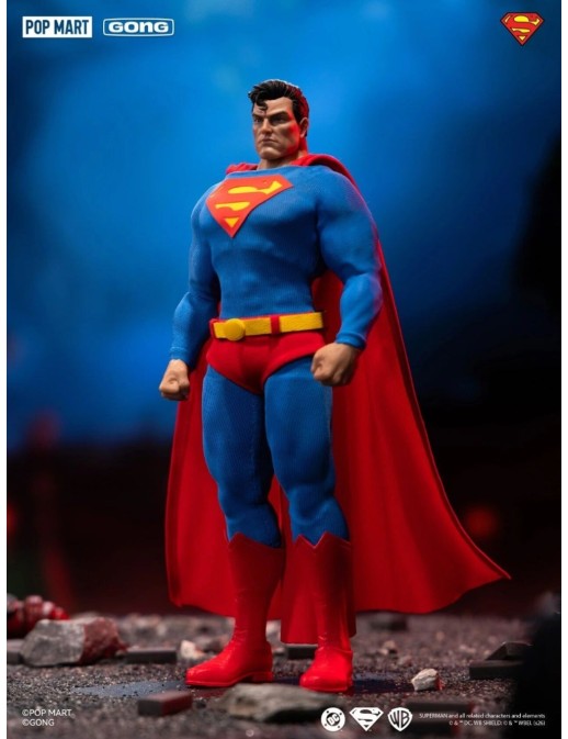 POP Mart X Gong Studio Batman Hush Superman 1/12 Scale Action Figure