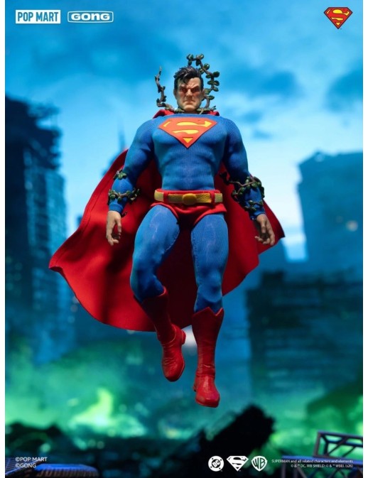 POP Mart X Gong Studio Batman Hush Superman 1/12 Scale Action Figure