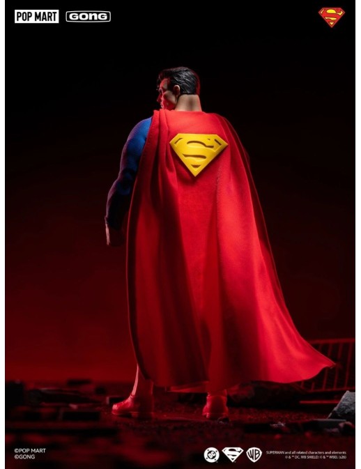 POP Mart X Gong Studio Batman Hush Superman 1/12 Scale Action Figure