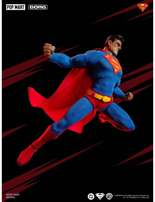 POP Mart X Gong Studio Batman Hush Superman 1/12 Scale Action Figure