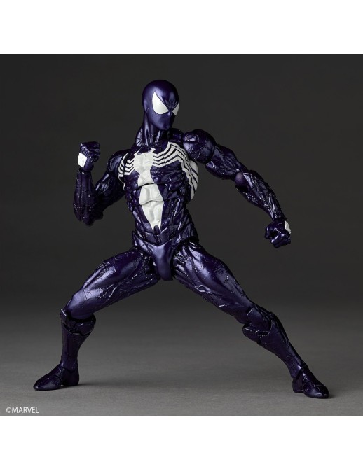 Kaiyodo Amazing Yamaguchi Revoltech Symbiote Spider-Man Purple Version