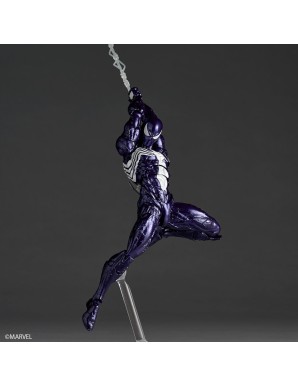 Kaiyodo Amazing Yamaguchi Revoltech Symbiote Spider-Man Purple Version