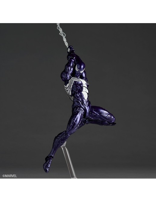 Kaiyodo Amazing Yamaguchi Revoltech Symbiote Spider-Man Purple Version