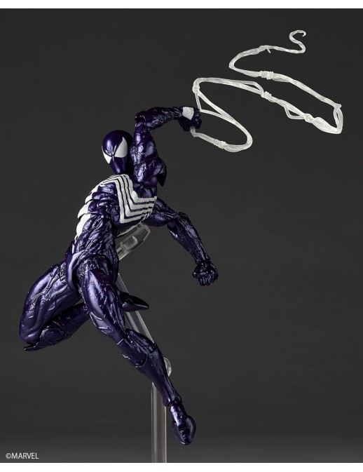 Kaiyodo Amazing Yamaguchi Revoltech Symbiote Spider-Man Purple Version
