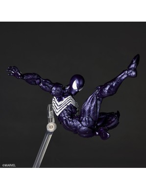 Kaiyodo Amazing Yamaguchi Revoltech Symbiote Spider-Man Purple Version