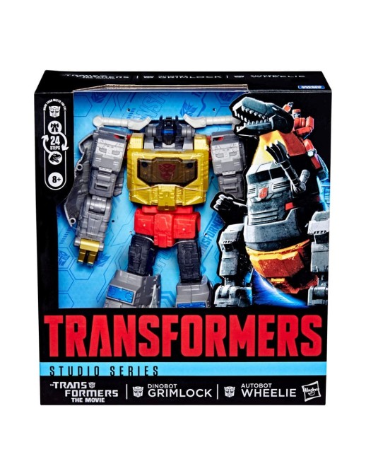 Hasbro Transformers The Movie Studio Series Dinobot Grimmlock & Autobot Wheelie