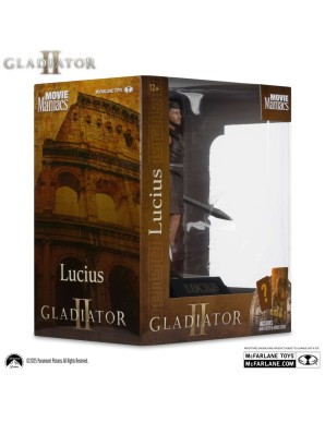 Mc Farlane Toys Gladiator 2 Movie Maniacs Lucius Limited Edition