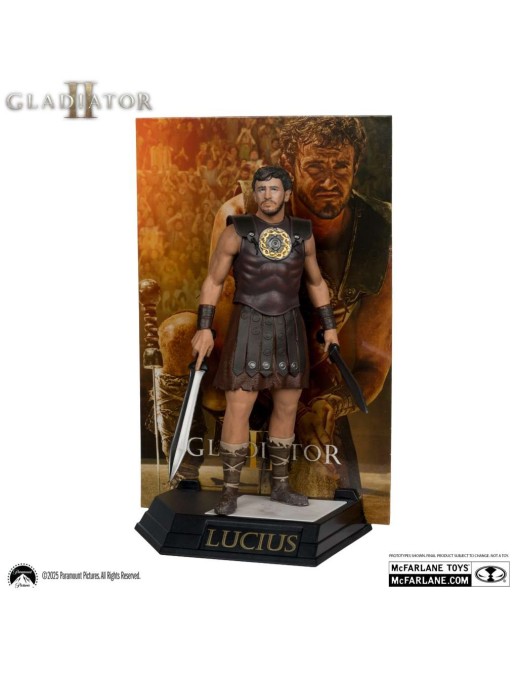 Mc Farlane Toys Gladiator 2 Movie Maniacs Lucius Limited Edition